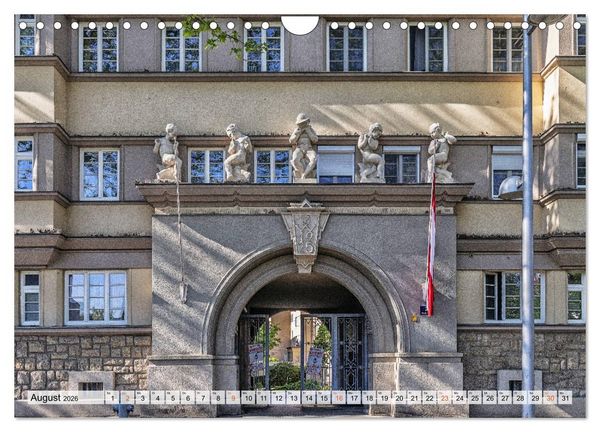 Produktbild: Baukunst des Roten Wien (Wandkalender 2026 DIN A4 quer), CALVENDO Monatskalender