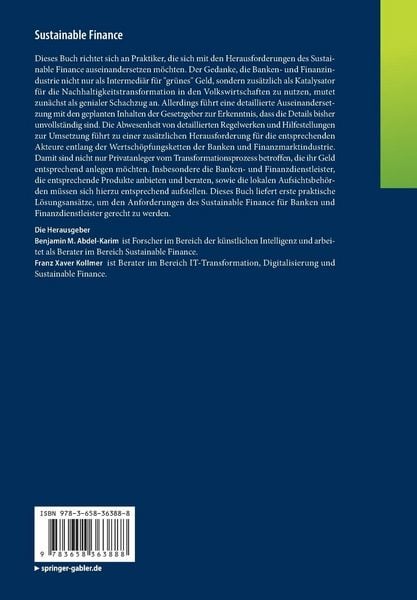 Produktbild: Sustainable Finance
