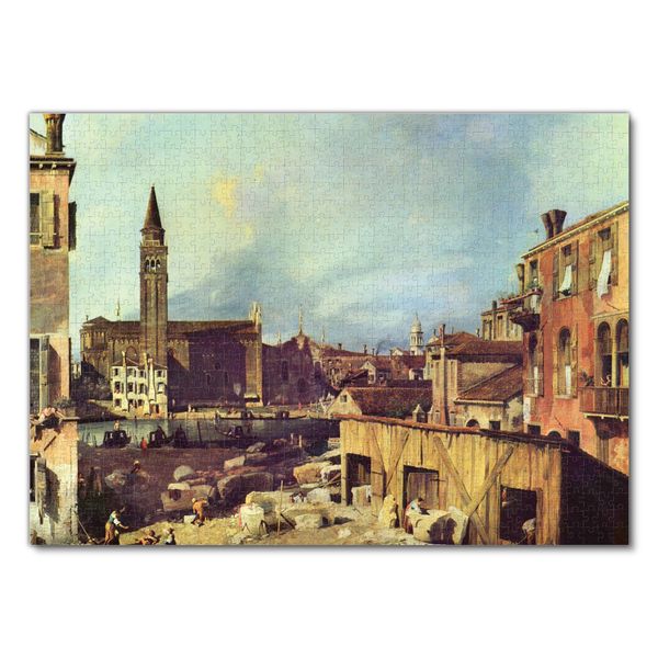 Produktbild: Lais Puzzle Canaletto (II) - Hof der Steinmetzwerkstatt 1000 Teile
