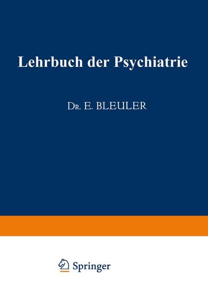 Produktbild: Lehrbuch der Psychiatrie