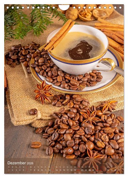 Produktbild: Kaffee für ein Genusserlebnis (Wandkalender 2026 DIN A4 hoch), CALVENDO Monatskalender