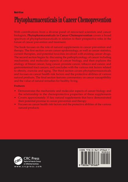 Produktbild: Phytopharmaceuticals in Cancer Chemoprevention
