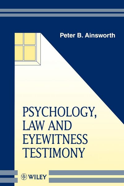Produktbild: Psychology, Law Eyewitness Testimony