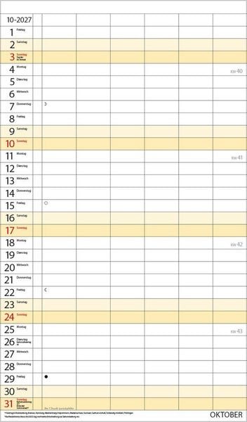 Produktbild: XL Familienplaner 2027