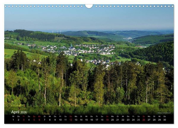 Produktbild: Kreis Siegen-Wittgenstein (Wandkalender 2026 DIN A3 quer), CALVENDO Monatskalender