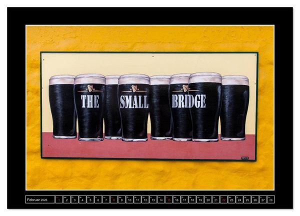 Produktbild: Sl&aacute;inte IRLAND - Pubmalereien (Wandkalender 2026 DIN A3 quer), CALVENDO Monatskalender