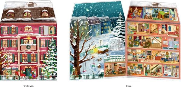 Produktbild: Aufstell-Adventskalender &ndash; Mein buntes Weihnachtshaus