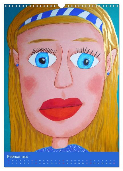 Produktbild: RABUNTEL KIND und KUNST inszeniert von KATHRIN SCHWERTNER (Wandkalender 2026 DIN A3 hoch), CALVENDO Monatskalender
