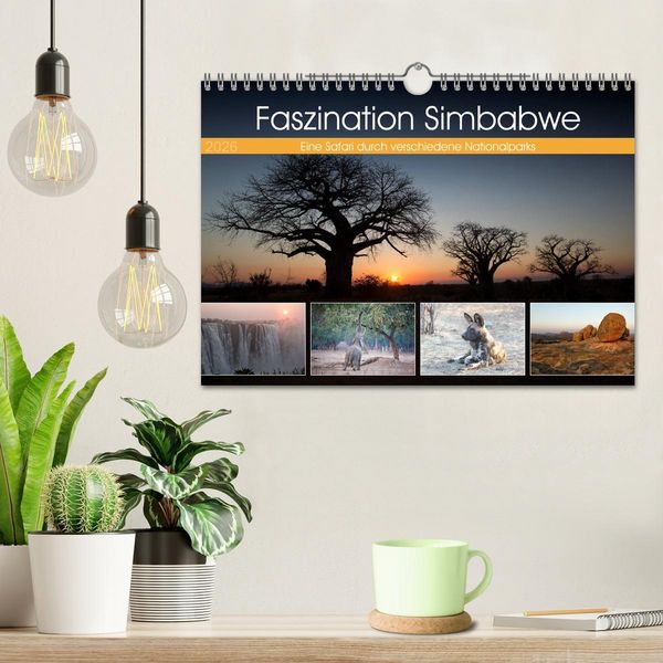 Produktbild: Faszination Simbabwe (Wandkalender 2026 DIN A4 quer), CALVENDO Monatskalender