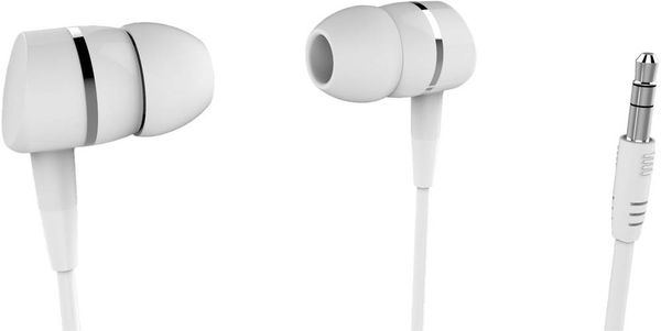 Vivanco SOLIDSOUND WHITE In Ear Kopfhörer kabelgebunden Weiß
