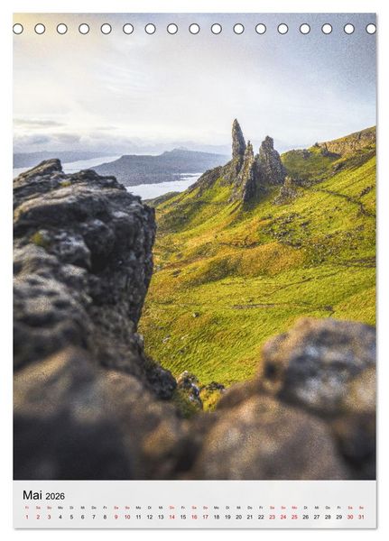 Produktbild: Schottland - Isle of Skye & Umgebung (Tischkalender 2026 DIN A5 hoch), CALVENDO Monatskalender