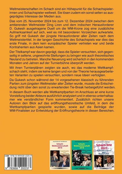 Produktbild: Schach-WM 2024