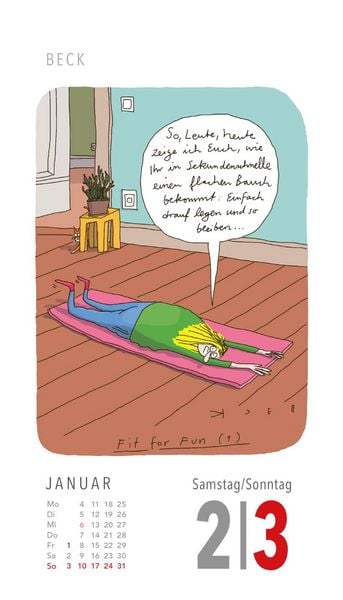 Produktbild: Fiese Bilder Cartoons f&uuml;r jeden Tag 2027: Tagesabrei&szlig;kalender