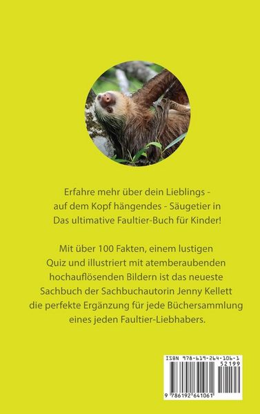Produktbild: Faultier B&uuml;cher Das Ultimative Faultier Buch f&uuml;r Kinder