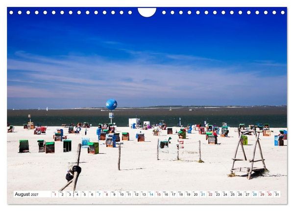 Produktbild: The German North Sea coast (Wall Calendar 2027 DIN A4 landscape), CALVENDO 12 Month Wall Calendar