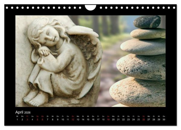 Produktbild: Engel f&uuml;r Gl&uuml;ck & Schutz (Wandkalender 2026 DIN A4 quer), CALVENDO Monatskalender