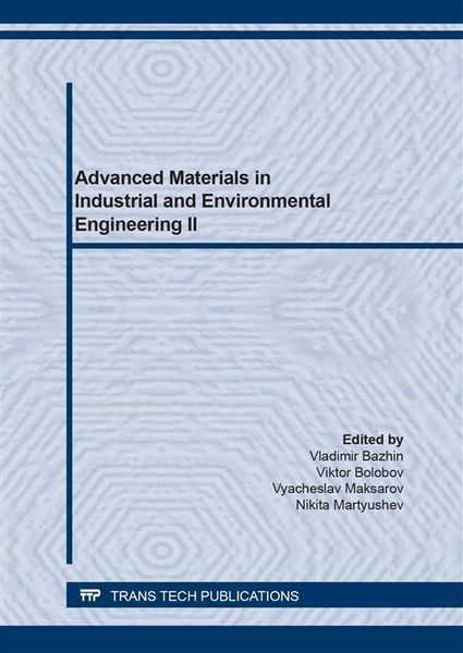 Produktbild: Advanced Materials in Industrial and Environmental Engineering II