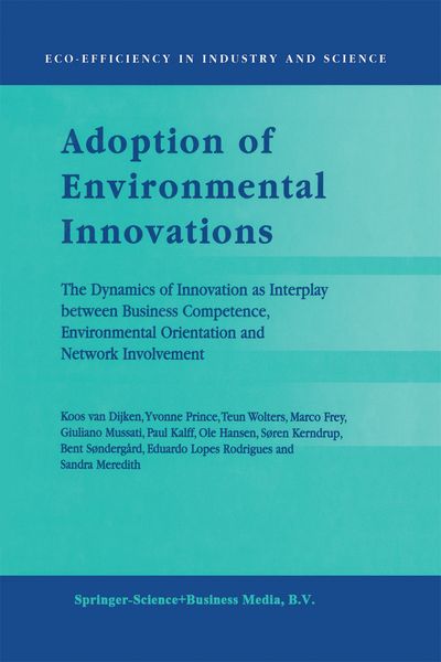 Produktbild: Adoption of Environmental Innovations
