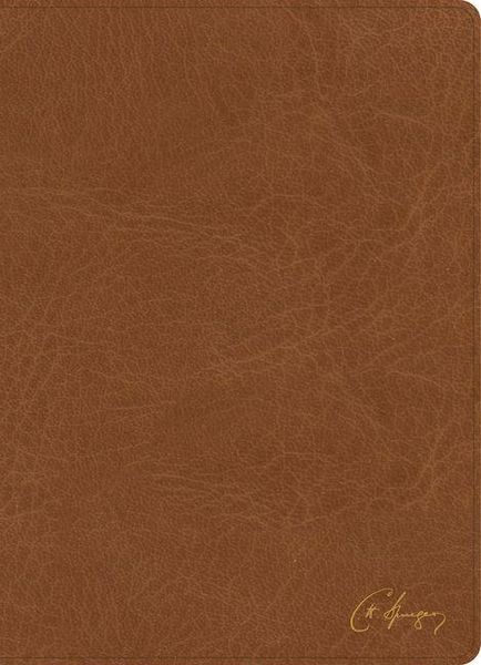 Produktbild: KJV Spurgeon Study Bible, Tan Leathertouch