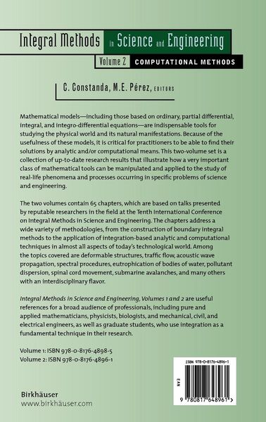 Produktbild: Integral Methods in Science and Engineering, Volume 2