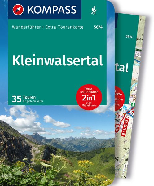 Produktbild: KOMPASS Wanderf&uuml;hrer Kleinwalsertal, 35 Touren