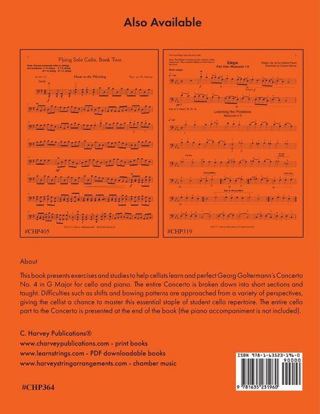 Produktbild: The Goltermann Concerto No. 4 Study Book for Cello