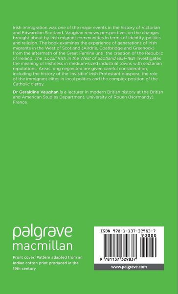 Produktbild: The 'Local' Irish in the West of Scotland 1851-1921