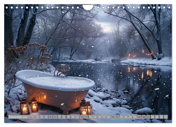 Produktbild: Wannenidylle (Wandkalender 2026 DIN A4 quer), CALVENDO Monatskalender