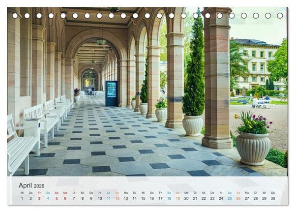 Produktbild: Bad Kissingen - Welterbe-Kurstadt (Tischkalender 2026 DIN A5 quer), CALVENDO Monatskalender