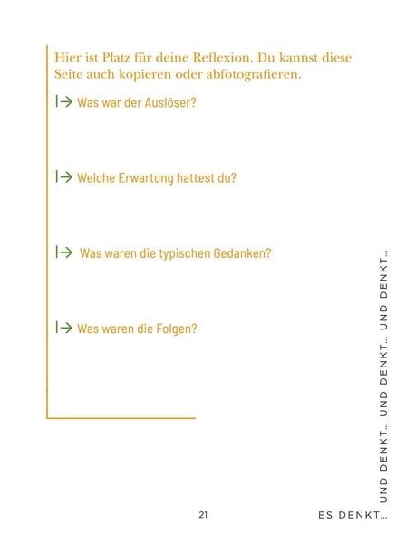 Produktbild: Die 1-Minuten-Strategie gegen Overthinking