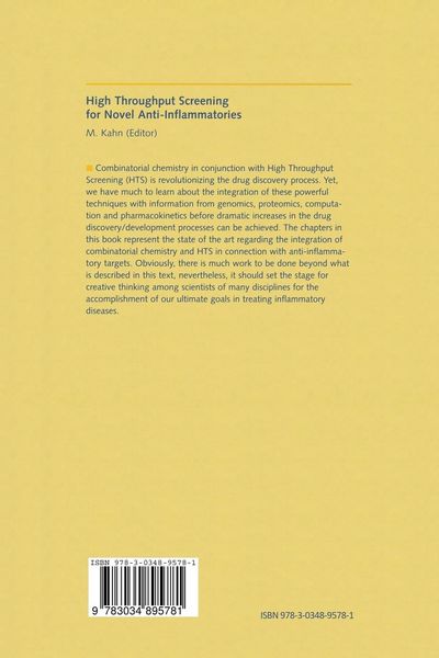 Produktbild: High Throughput Screening for Novel Anti-Inflammatories