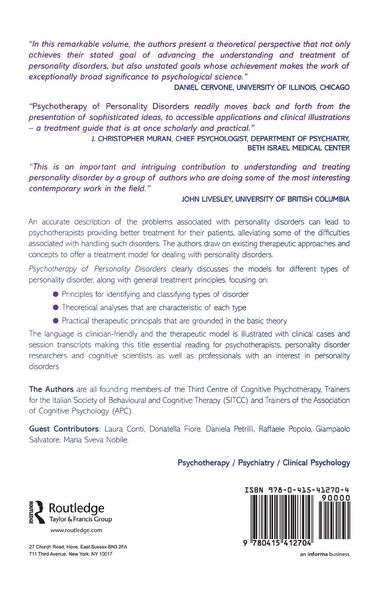 Produktbild: Psychotherapy of Personality Disorders