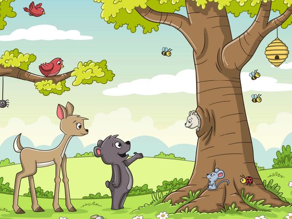 Produktbild: CALVENDO Puzzle Tiere des Waldes | 1000 Teile Lege-Gr&ouml;&szlig;e 64x48cm Foto-Puzzle f&uuml;r gl&uuml;ckliche Stunden