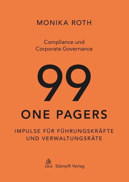 Produktbild: Compliance und Corporate Governance - 99 One Pagers