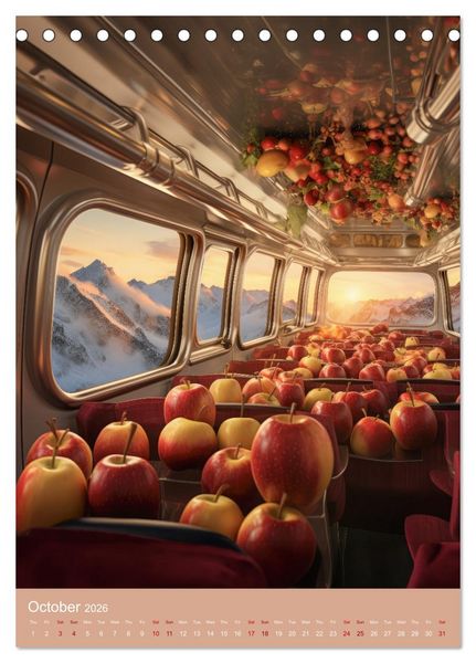 Produktbild: Food Fusion Fantasies (Desk Calendar 2026 DIN A5 portrait), CALVENDO 12 Month DeskCalendar