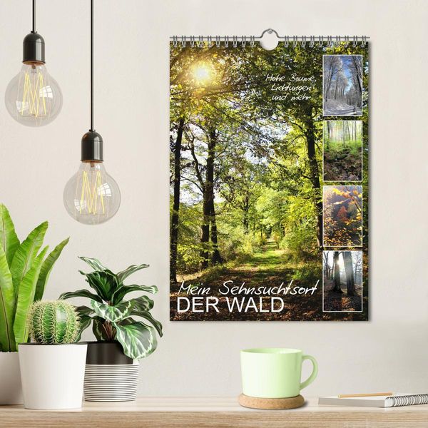 Produktbild: Mein Sehnsuchtsort, der Wald (Wandkalender 2026 DIN A4 hoch), CALVENDO Monatskalender