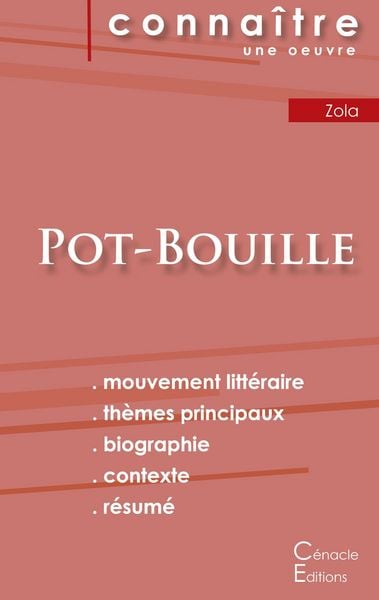 Produktbild: Fiche de lecture Pot-Bouille de &Eacute;mile Zola (Analyse litt&eacute;raire de r&eacute;f&eacute;rence et r&eacute;sum&eacute; complet)
