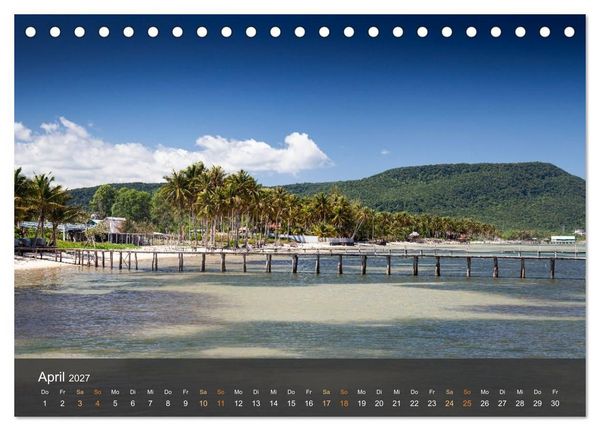 Produktbild: Traumstr&auml;nde in Vietnam (Tischkalender 2027 DIN A5 quer), CALVENDO Monatskalender