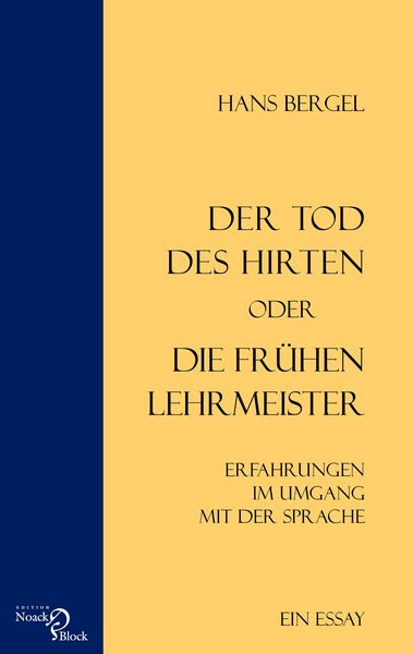 Produktbild: Der Tod des Hirten oder Die fr&uuml;hen Lehrmeister