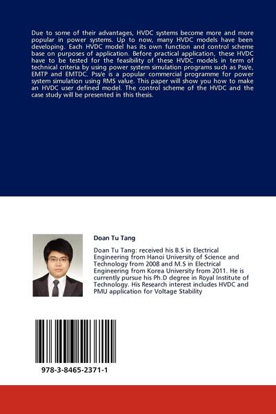 Produktbild: HVDC-User Defined Model for Dynamic Simulation