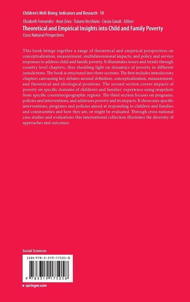 Produktbild: Theoretical and Empirical Insights into Child and Family Poverty