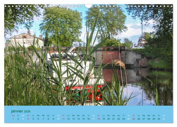 Produktbild: Croisi&egrave;re sur le Canal du Midi (Calendrier mural 2026 DIN A3 vertical), CALVENDO calendrier mensuel