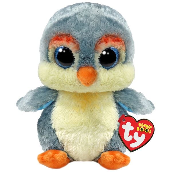 Produktbild: Ty BEANIE BOOS FISHER PENGUIN GREY 15 CM