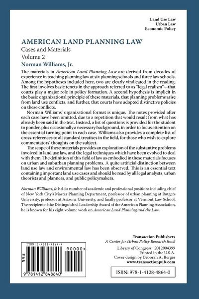 Produktbild: American Land Planning Law