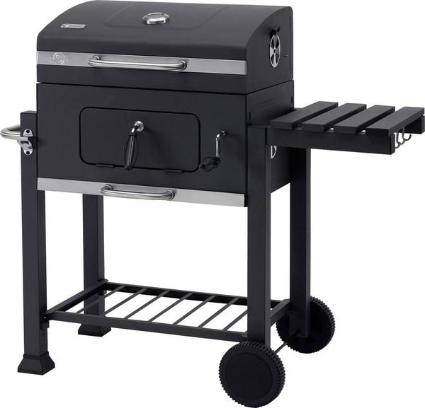 Tepro Garten Toronto Click Holzkohle Grill Schwarz