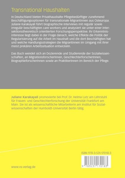 Produktbild: Transnational Haushalten