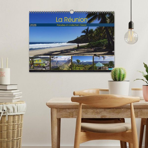 Produktbild: La R&eacute;union - Paradies im indischen Ozean (Wandkalender 2026 DIN A3 quer), CALVENDO Monatskalender