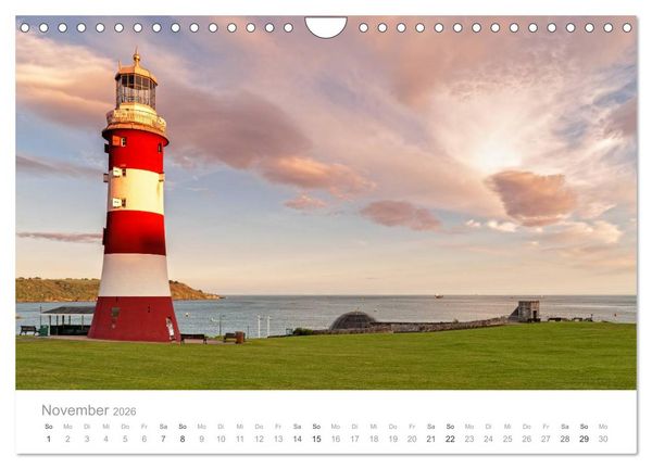 Produktbild: Zauberhaftes S&uuml;dengland (Wandkalender 2026 DIN A4 quer), CALVENDO Monatskalender