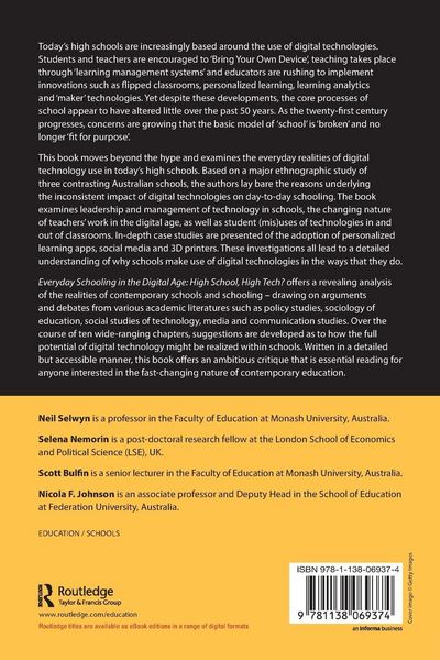 Produktbild: Everyday Schooling in the Digital Age