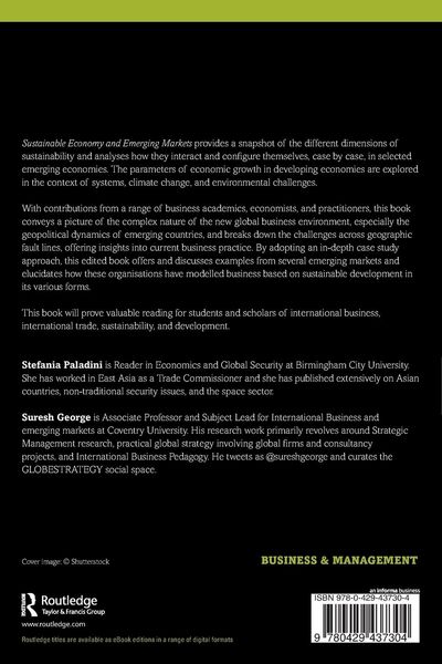 Produktbild: Sustainable Economy and Emerging Markets